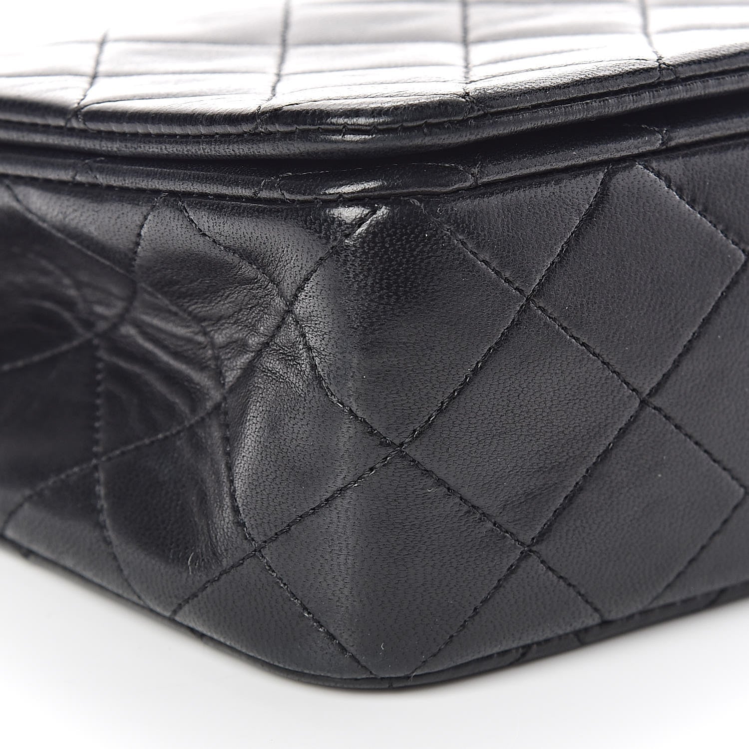 Chanel Lambskin Quilted Small Single Flap Black 9 of 11