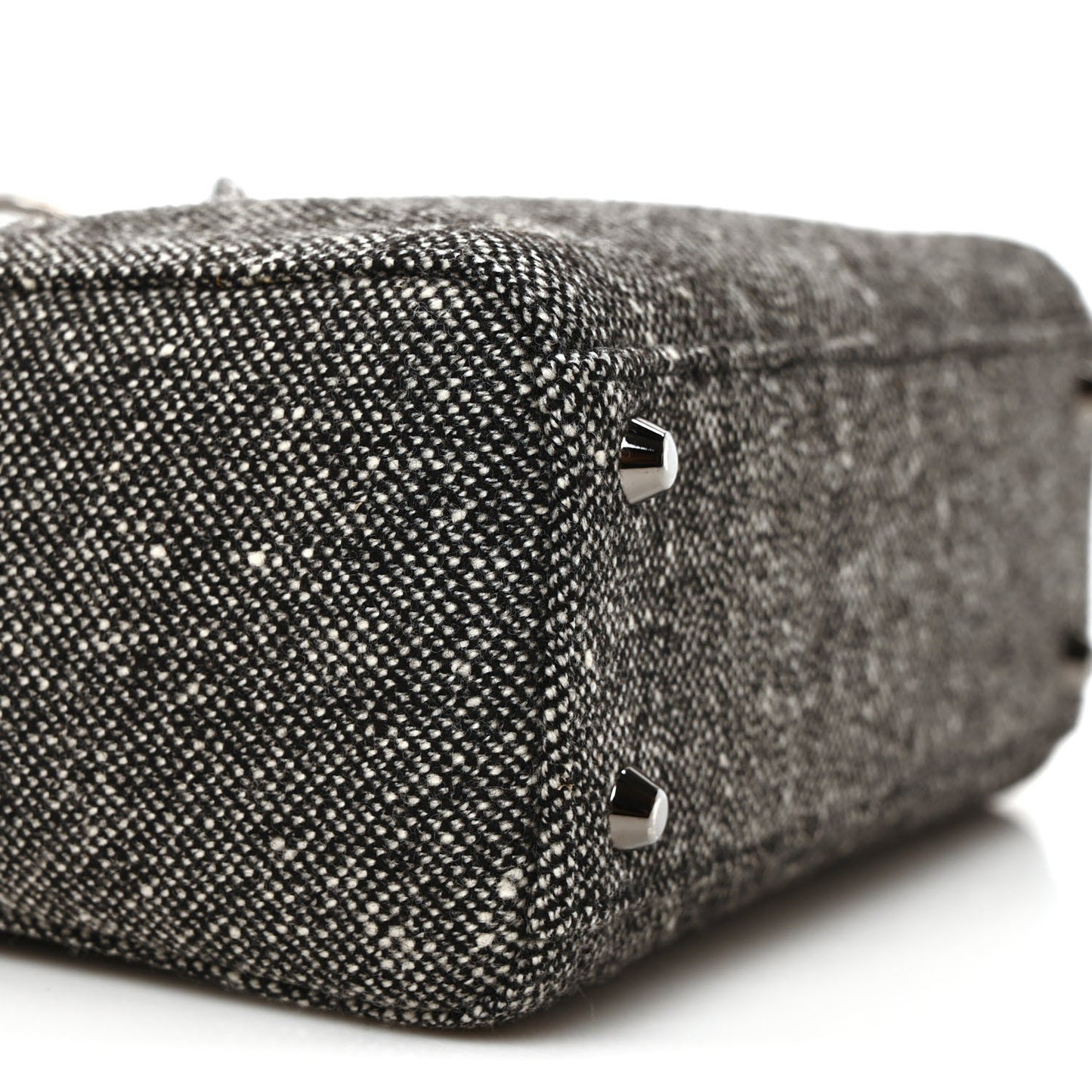 Tweed Mini Lady Dior Black