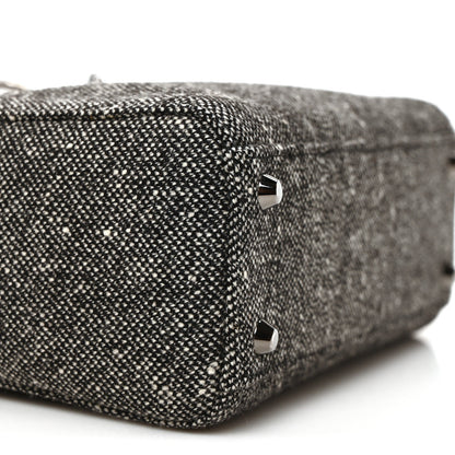 Christian Dior Tweed Mini Lady Dior Black 9 of 10