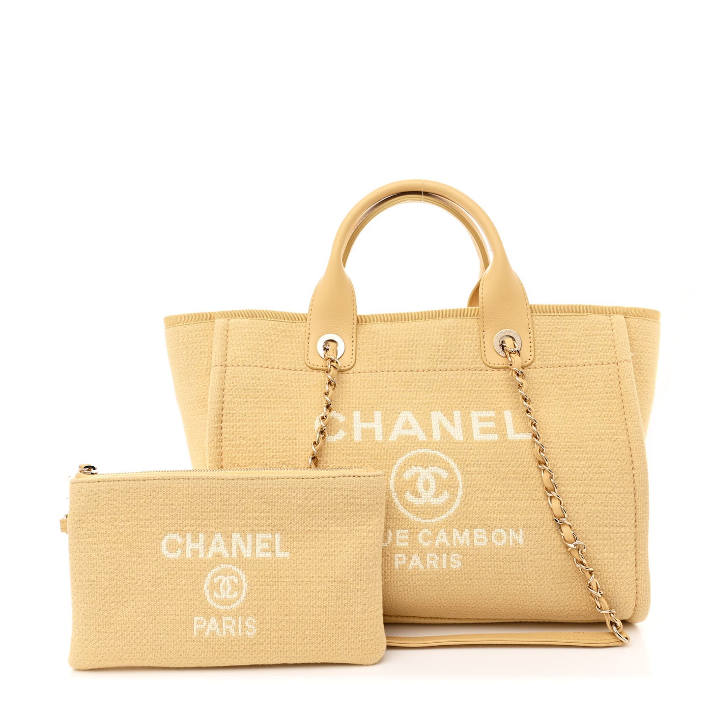 Mixed Fibers Small Deauville Tote Yellow