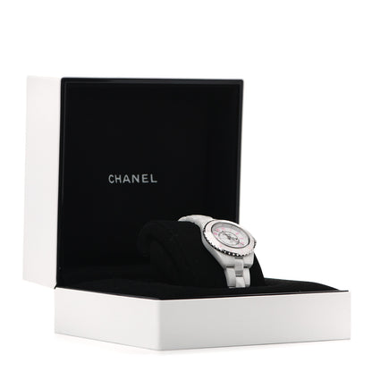 Chanel Stainless Steel Ceramic 33mm J12 Quartz Watch Blush 5 of 5