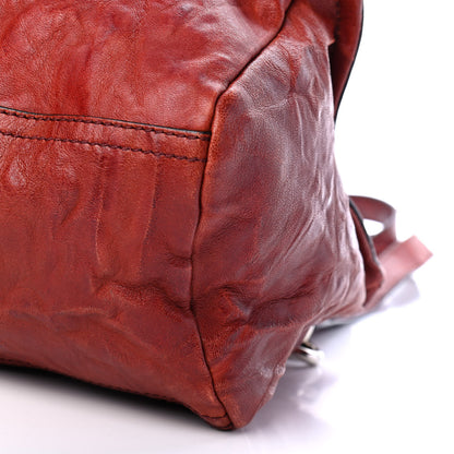 Givenchy Tumbled Sheepskin Small Pandora Red 9 of 9