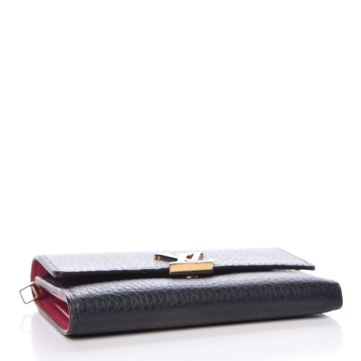 Louis Vuitton Taurillon Capucines Compact Wallet Black 4 of 7