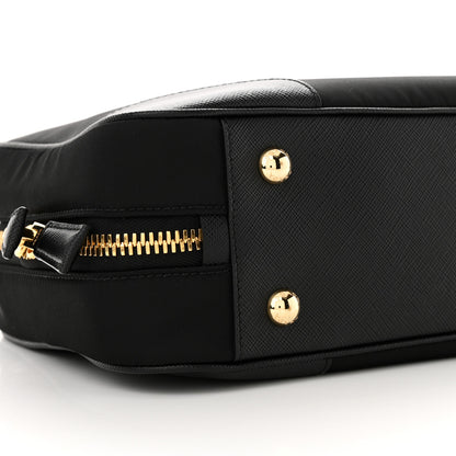 Prada Re-Nylon Saffiano Medium Re-Edition 1978 Two Handle Bag Black 8 of 10