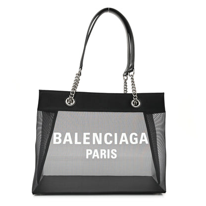 Balenciaga Mesh Medium Duty Free Tote Black 1 of 10