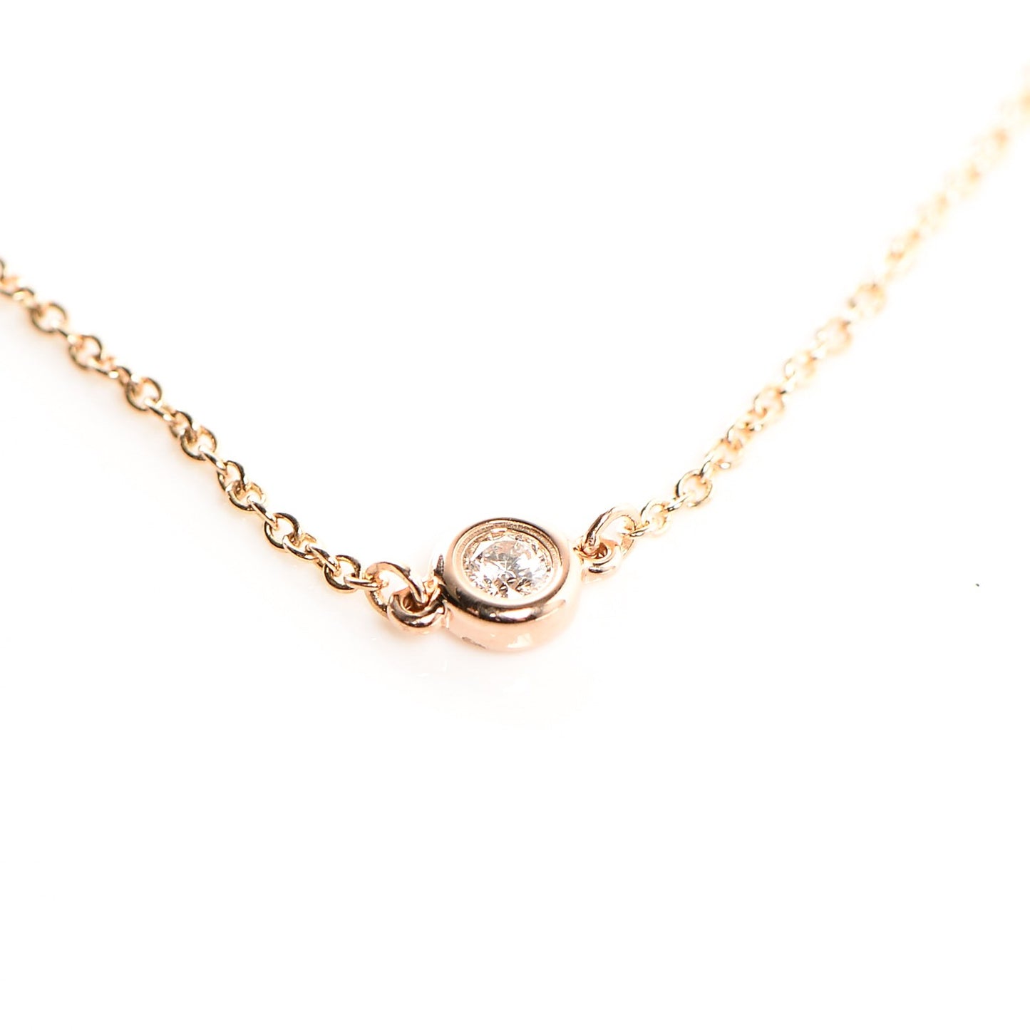 18K Rose Gold Diamond .07ct Elsa Peretti Diamonds by the Yard Bracelet