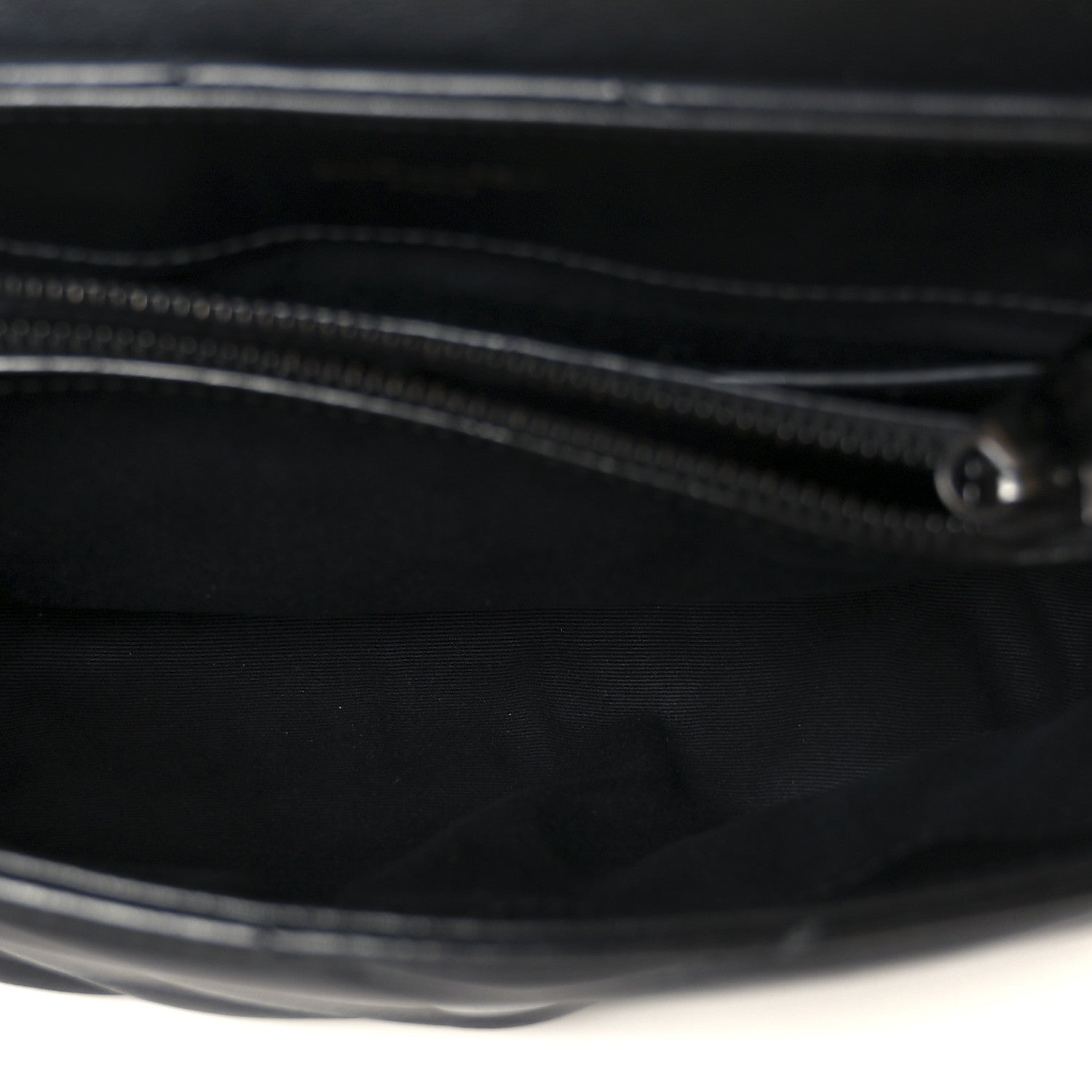 Saint Laurent Calfskin Y Quilted Monogram Monochrome Small Loulou Chain Satchel Black 5 of 11