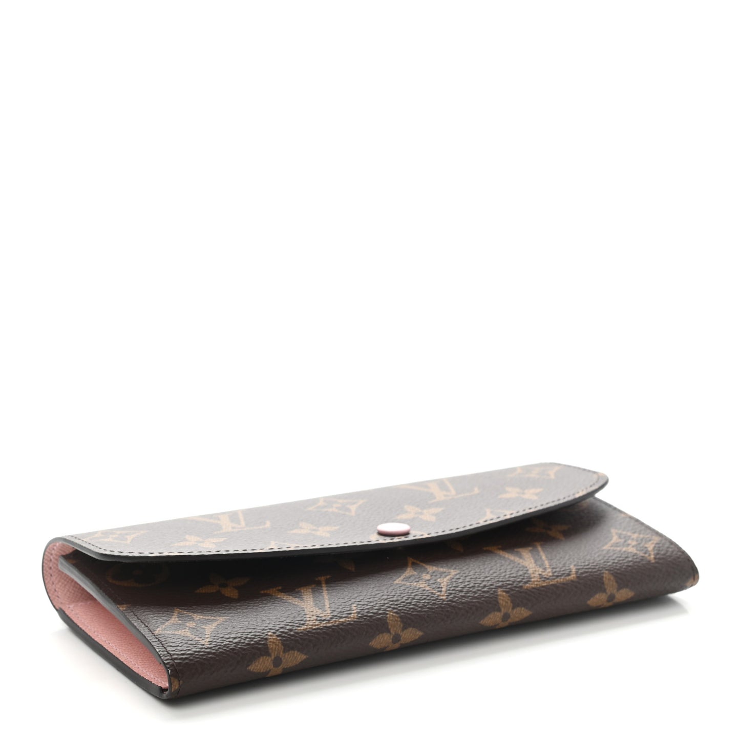 Monogram Emilie Wallet Rose Ballerine