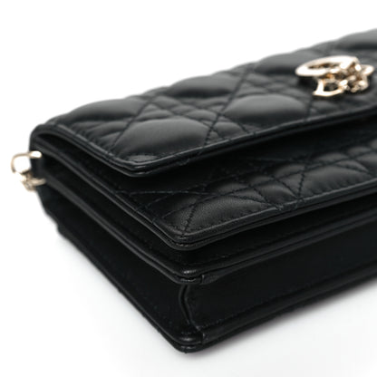 Christian Dior Lambskin Cannage Mini My Dior Bag Black 8 of 10