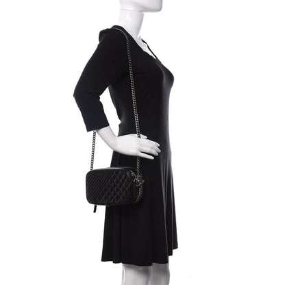 Chanel Glazed Calfskin Small Coco Boy Camera Case Black 2 of 12