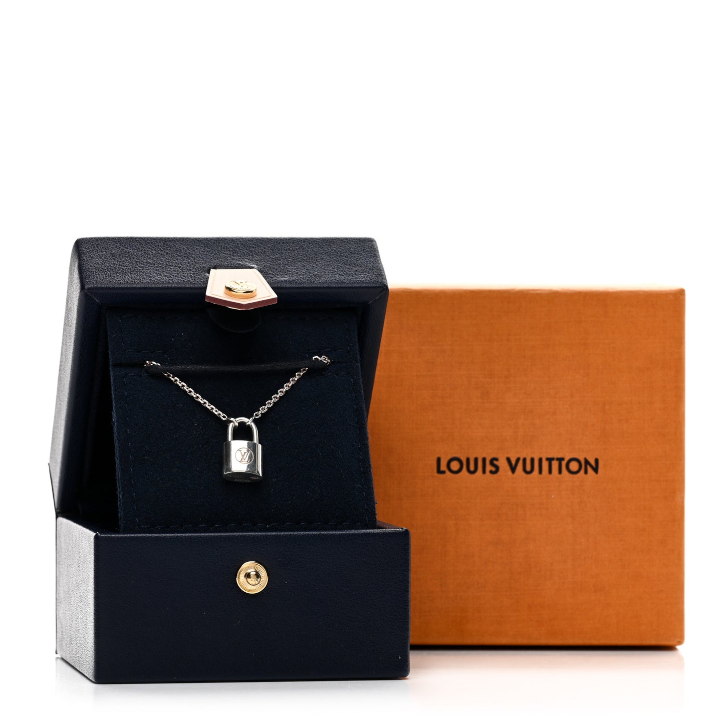 Sterling Silver Lockit Necklace