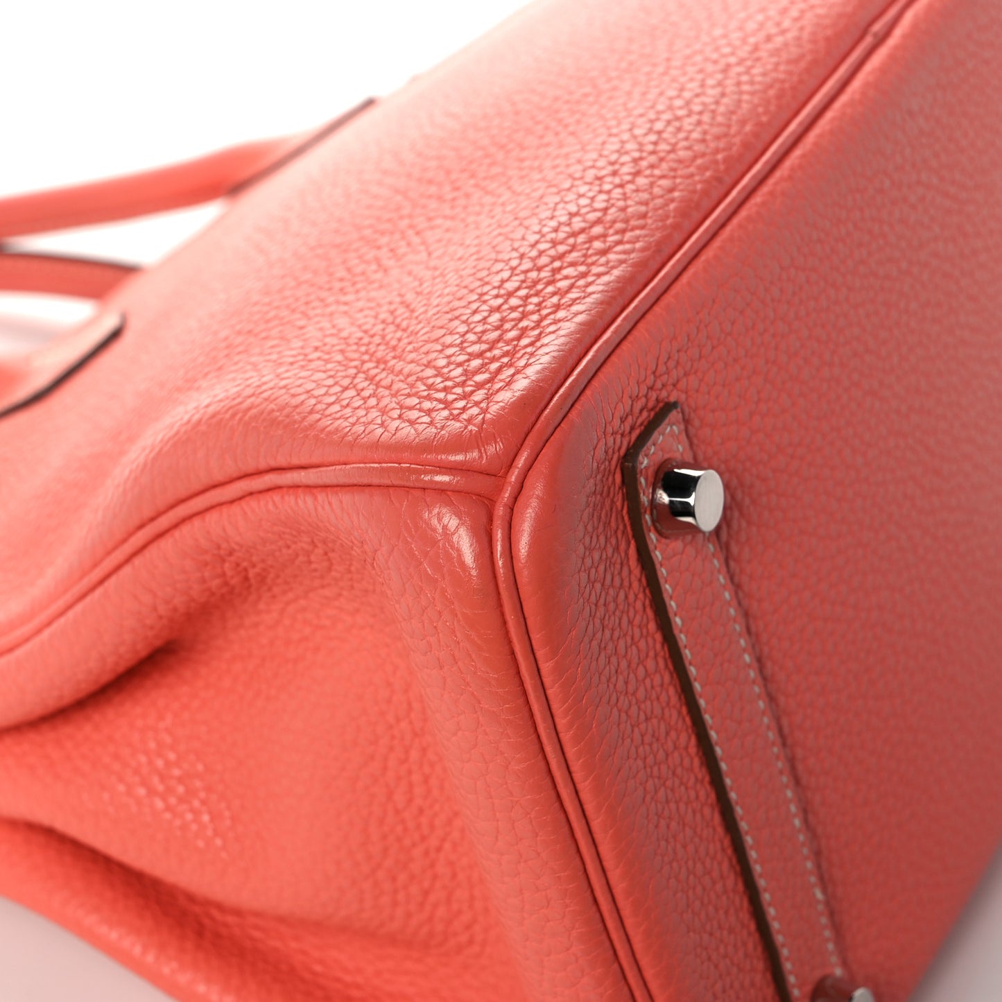 Taurillon Clemence Birkin 30 Crevette
