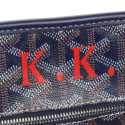 Goyard Goyardine Artois PM Navy 8 of 12