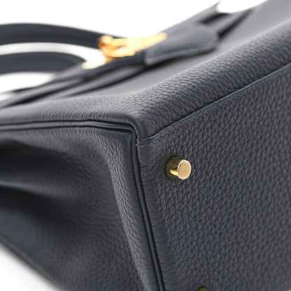 Hermes Togo Kelly Retourne 28 Bleu Nuit 11 of 12