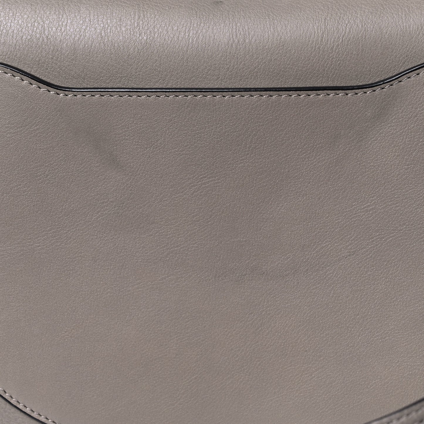 Calfskin Suede Medium Nile Bracelet Bag Motty Grey