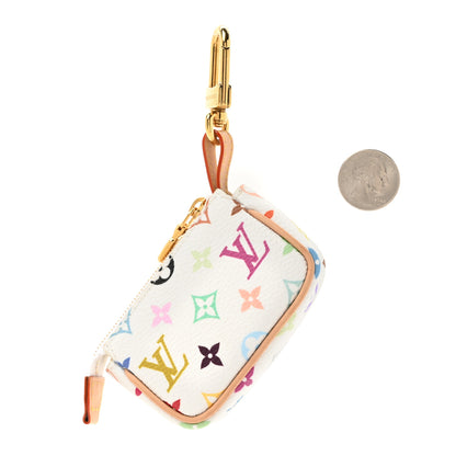 Louis Vuitton LV x TM Monogram Multicolor Micro Pochette White 2 of 5