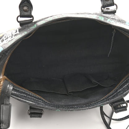 Balenciaga Agneau Graffiti All Over Classic Hardware S City Black Multicolor 5 of 10