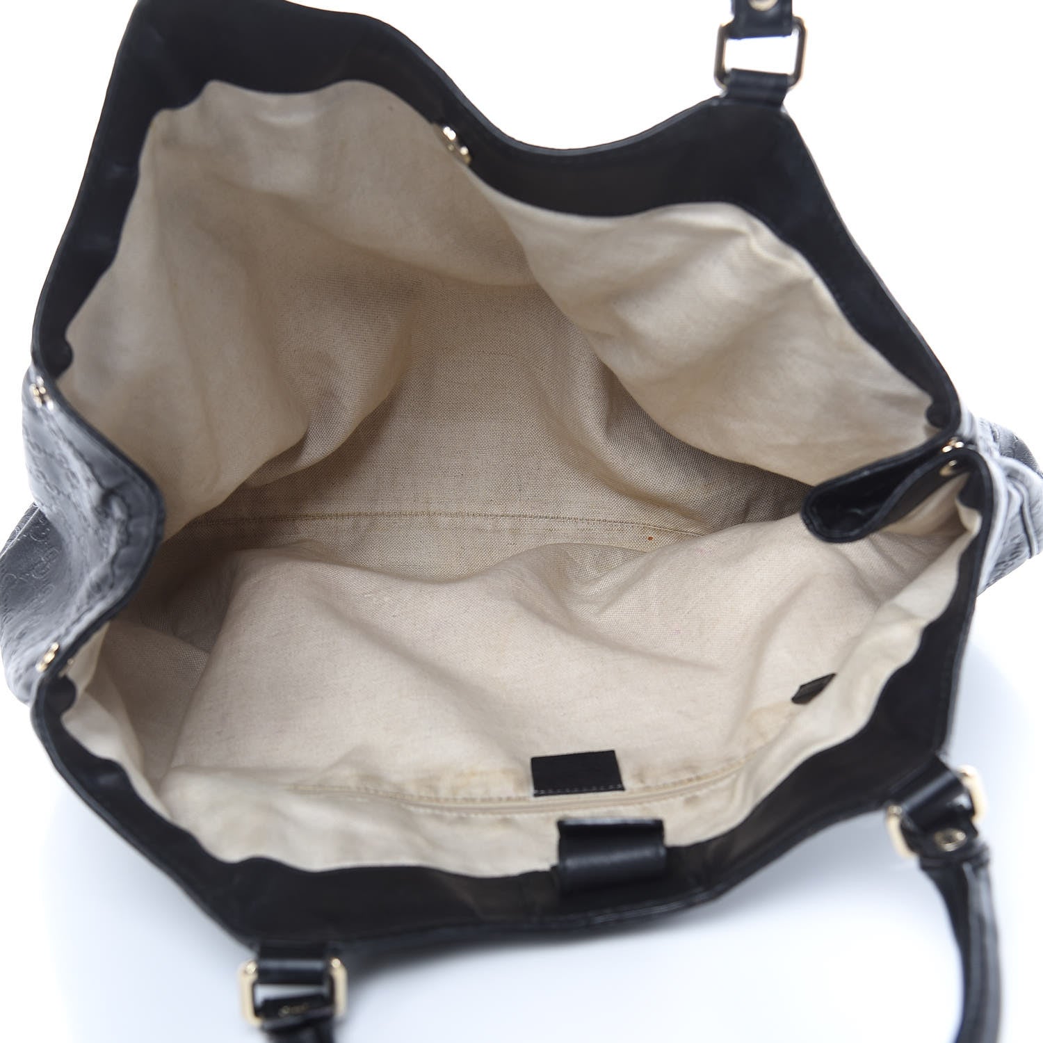 Gucci Guccissima Large Sukey Tote Black 5 of 20
