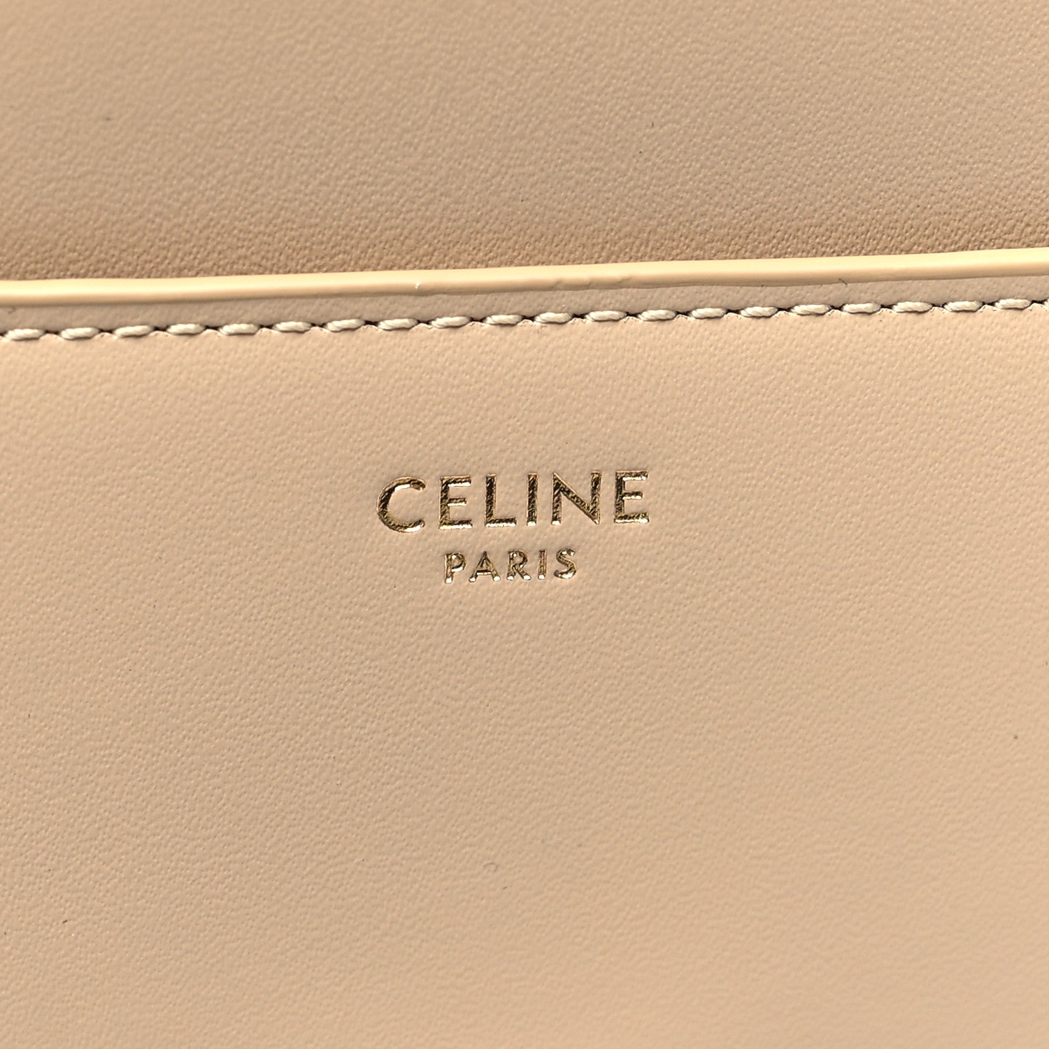 Celine Satinated Calfskin Small 16 Top Handle Bag Beige 6 of 11