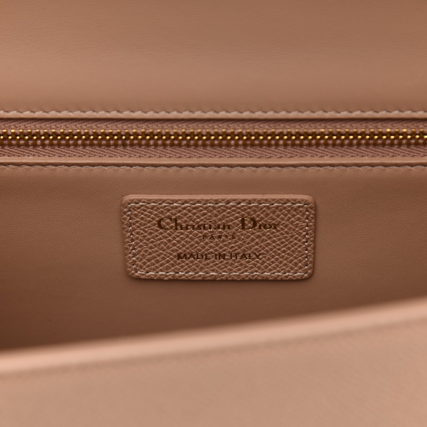 Grained Calfskin 30 Montaigne Flap Bag Nude