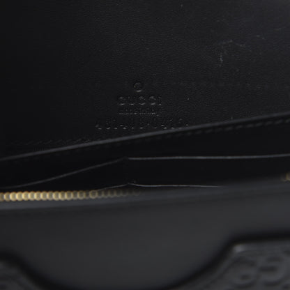 Gucci Guccissima Signature Bowy Chain Wallet Black 6 of 16