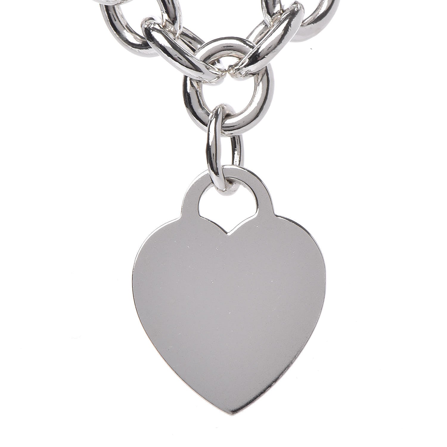 Tiffany Sterling Silver Heart Tag Necklace 4 of 6