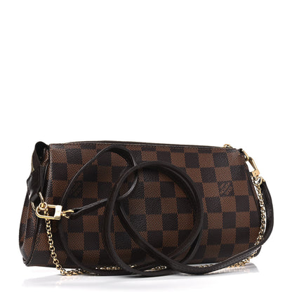 Louis Vuitton Damier Ebene Eva Clutch 2 of 7