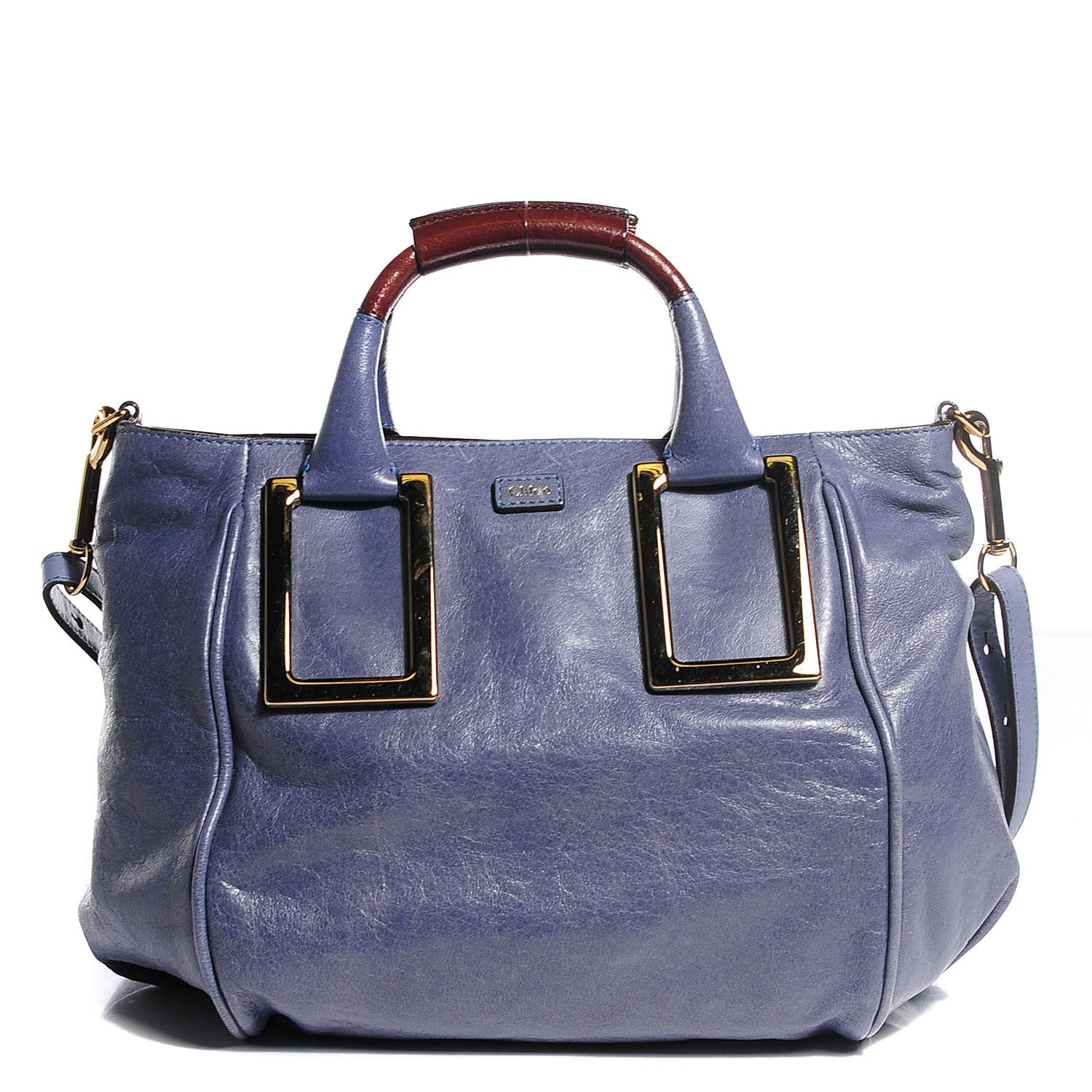 Chloe Calfskin Medium Ethel Satchel Blue 1 of 9