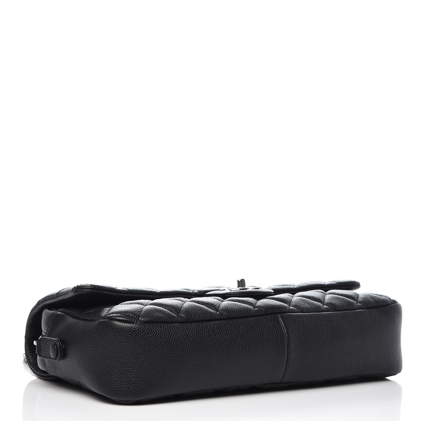Caviar Quilted Jumbo Easy Flap Black