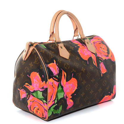Louis Vuitton Monogram Roses Speedy 30 3 of 7