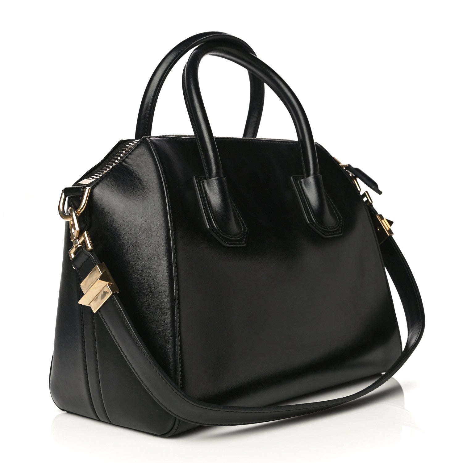 Givenchy Shiny Lord Calfskin Small Antigona Black 2 of 14