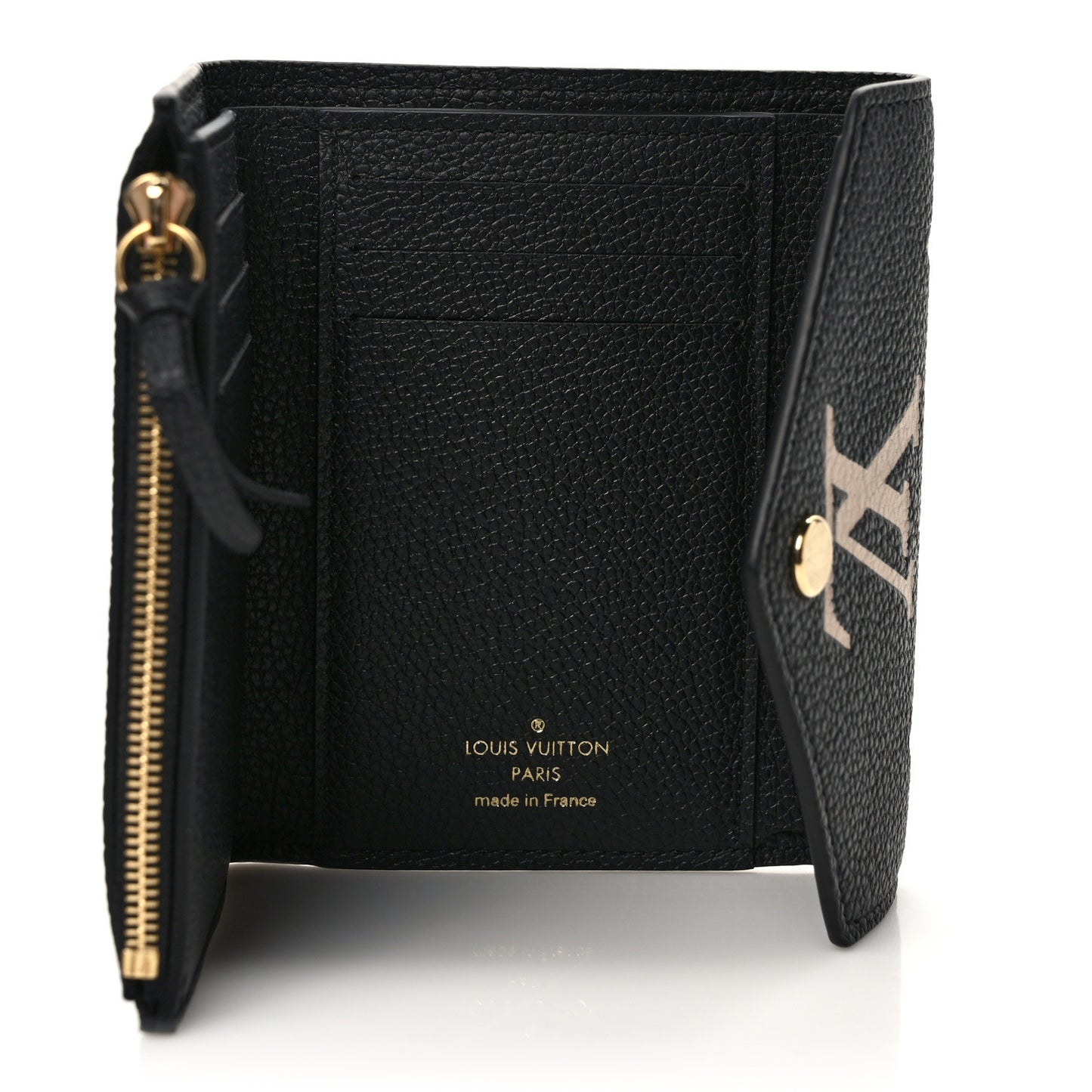 Empreinte Monogram Giant Victorine Wallet Black Beige