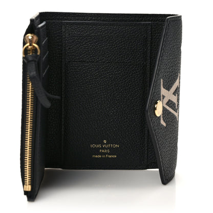 Louis Vuitton Empreinte Monogram Giant Victorine Wallet Black Beige 5 of 7