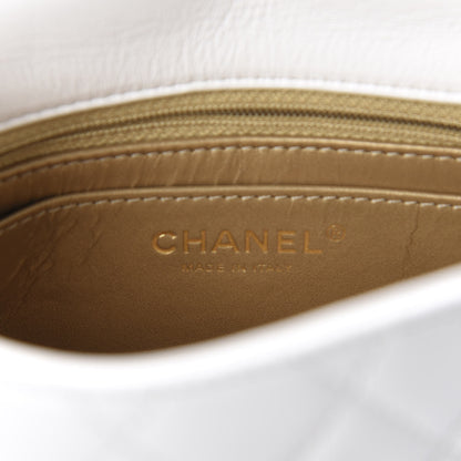 Chanel Lambskin Quilted Mini Pearl Crush Flap White 8 of 10
