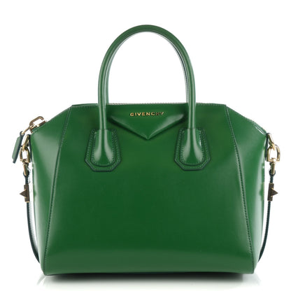 Givenchy Shiny Lord Calfskin Small Antigona Emerald 1 of 7