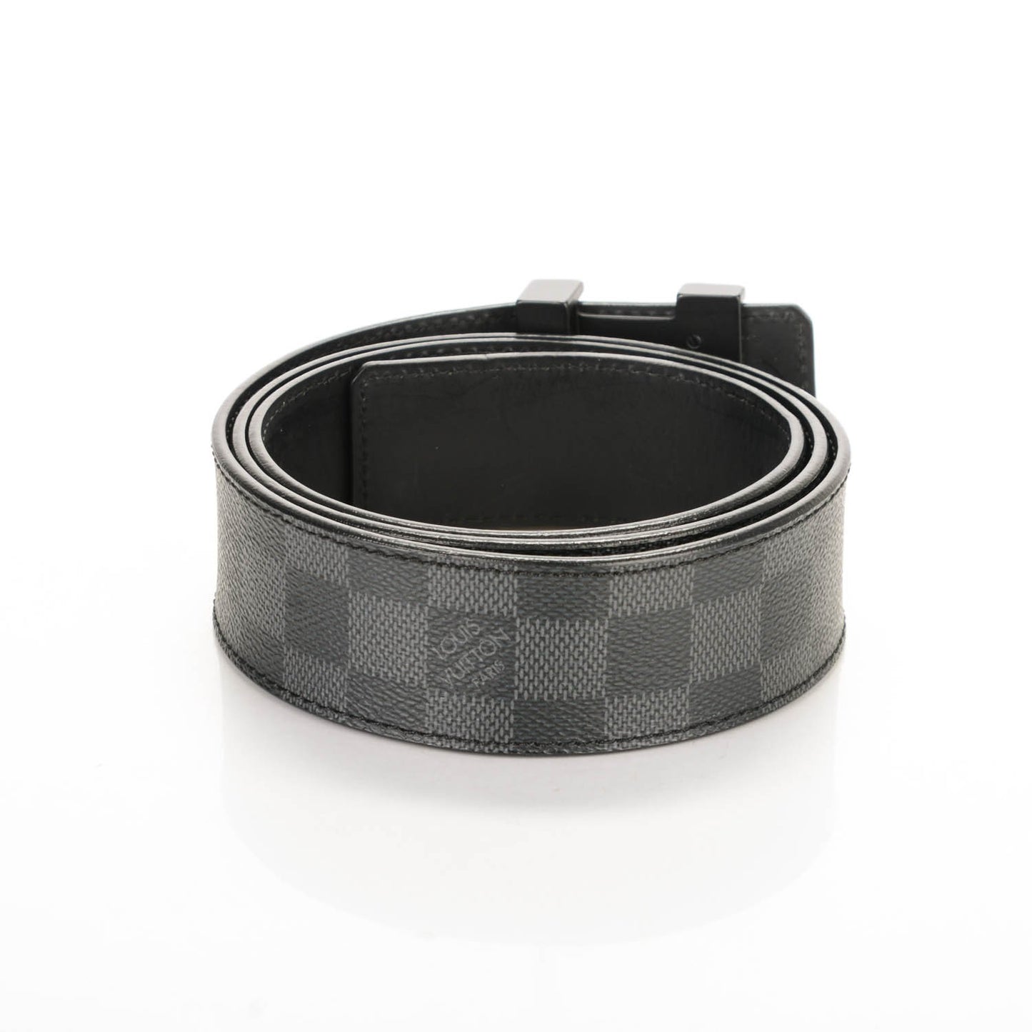 Damier Graphite 40mm LV Initiales Belt 100 40