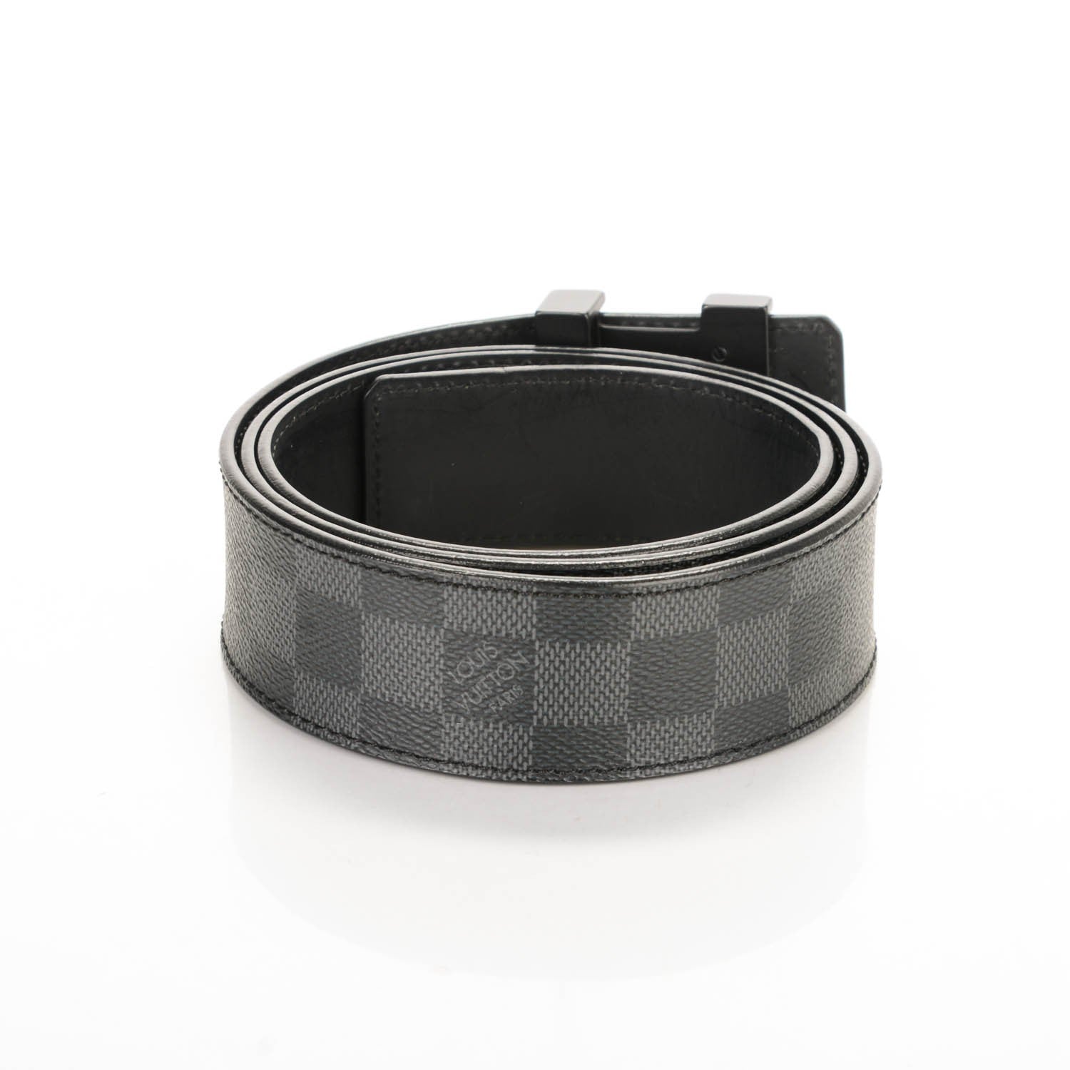 Louis Vuitton Damier Graphite 40mm LV Initiales Belt 100 40 3 of 8