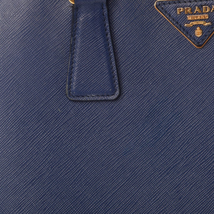 Prada Saffiano Lux Medium Open Promenade Tote Bluette 11 of 19