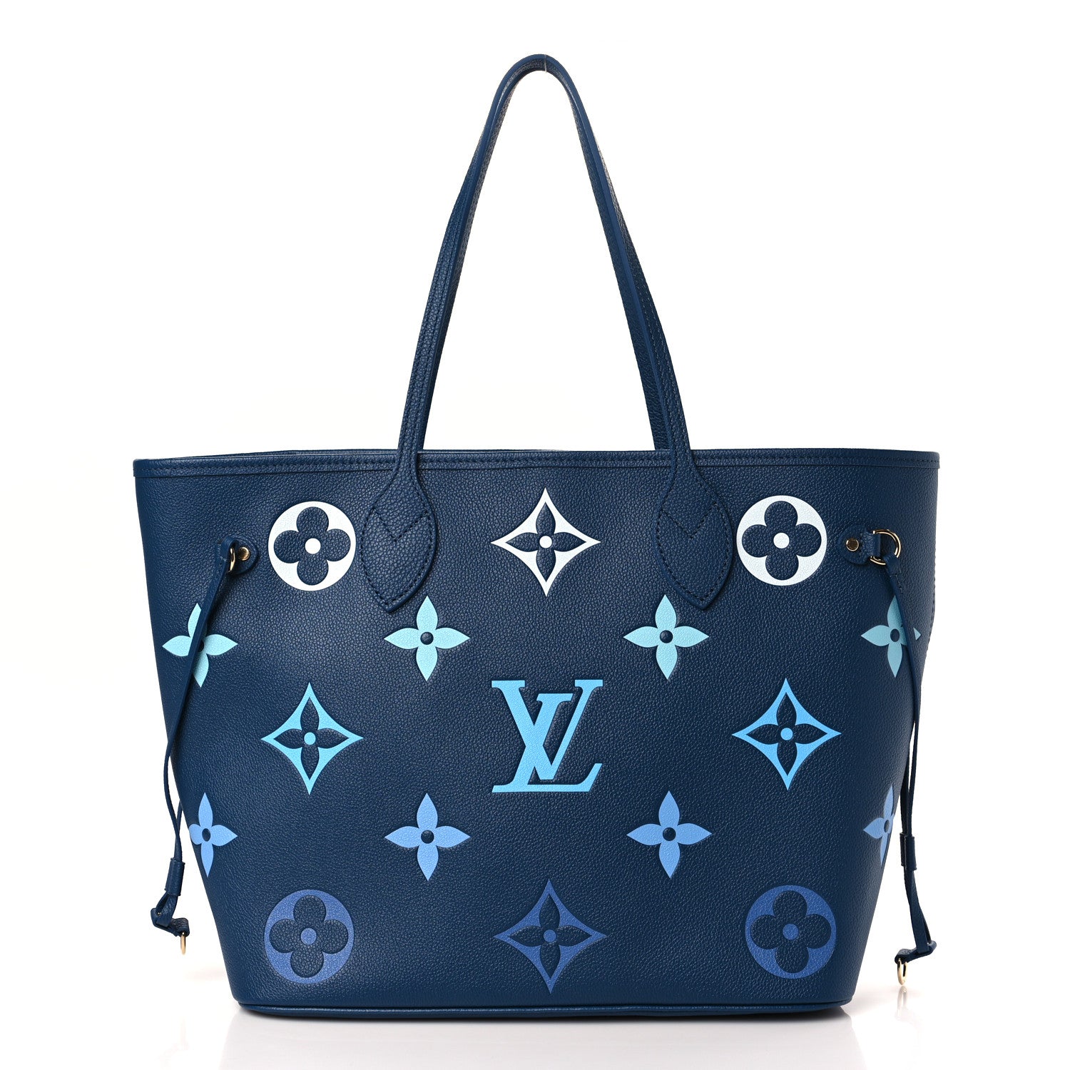 Louis Vuitton Empreinte Monogram Giant Neverfull MM Degrade Bleu 3 of 9