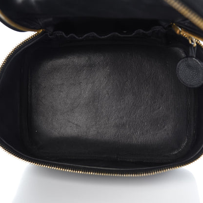 Chanel Caviar Vanity Cosmetic Case Black 5 of 12
