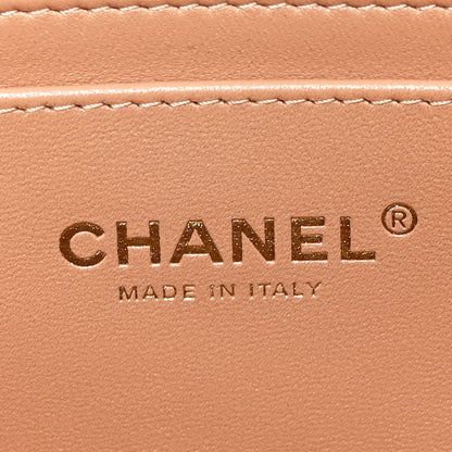 Chanel Lambskin Quilted Mini Rectangular Flap Brown 6 of 10