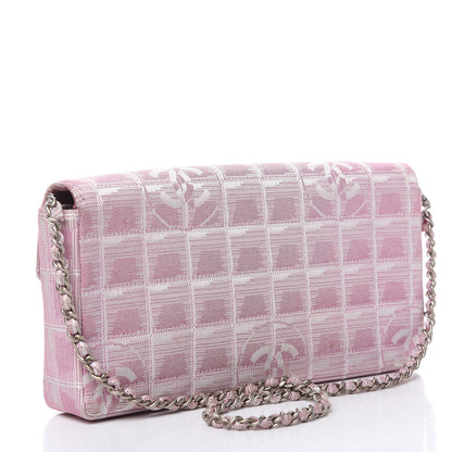 Chanel Nylon Travel East West Flap Pink 3 of 18