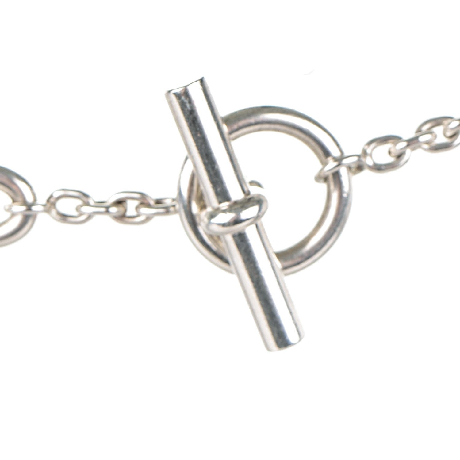 Hermes Sterling Silver Farandole Necklace 160 4 of 7