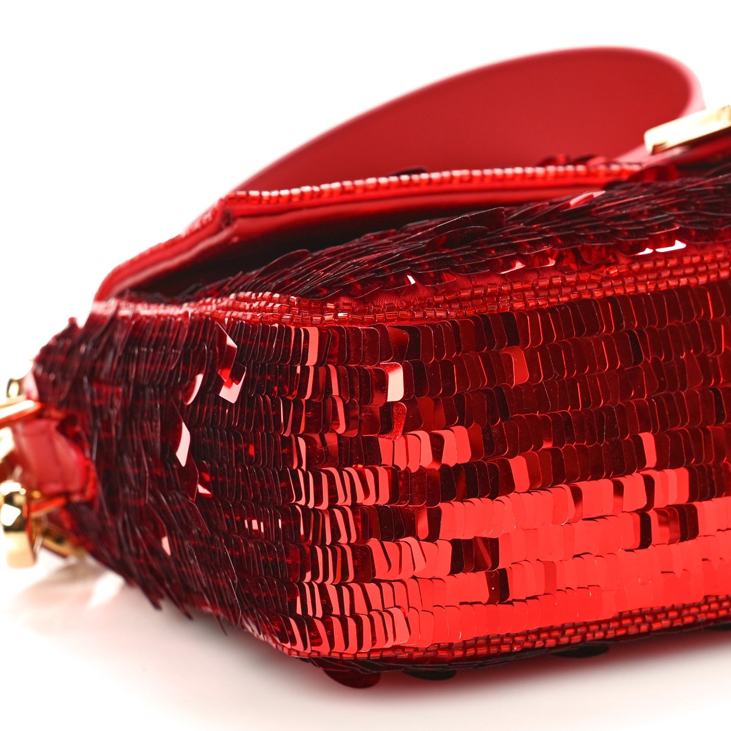 Sequin Paillettes Vitello Grace Sex and the City Baguette Mattone