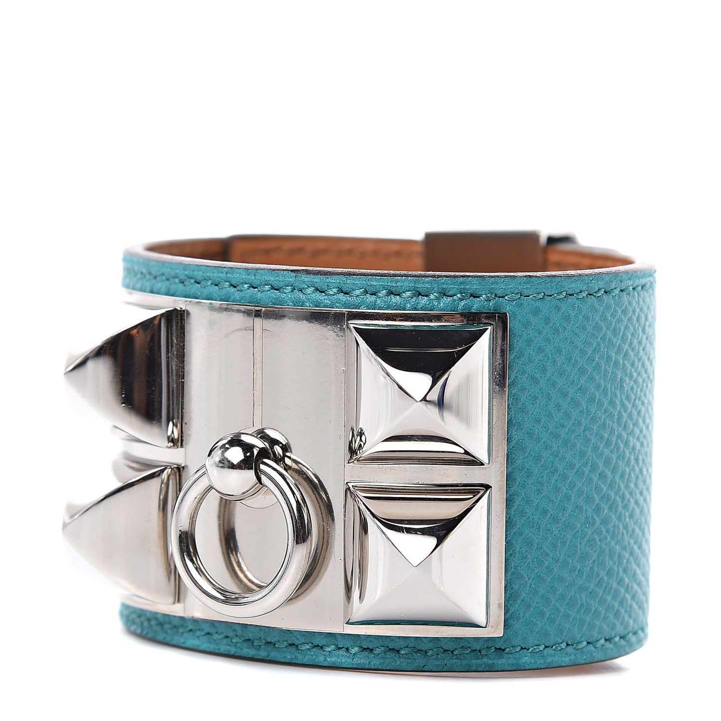 Epsom Collier de Chien CDC Bracelet S Bleu Paon