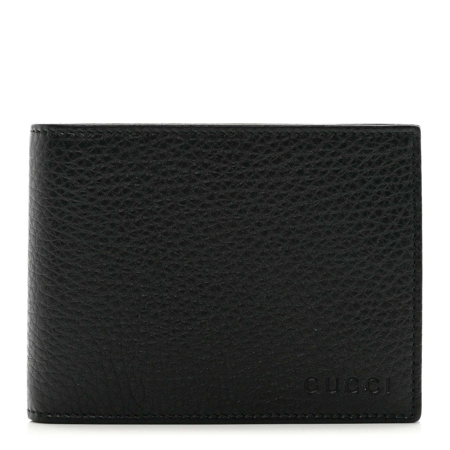 Gucci Dollar Calfskin Bi-Fold Wallet Black 1 of 8