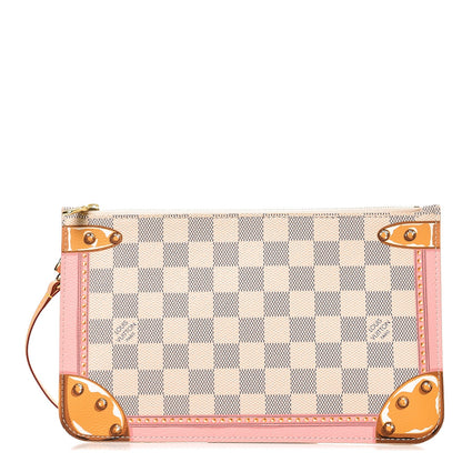 Louis Vuitton Damier Azur Summer Trunks MM GM Pochette 1 of 9