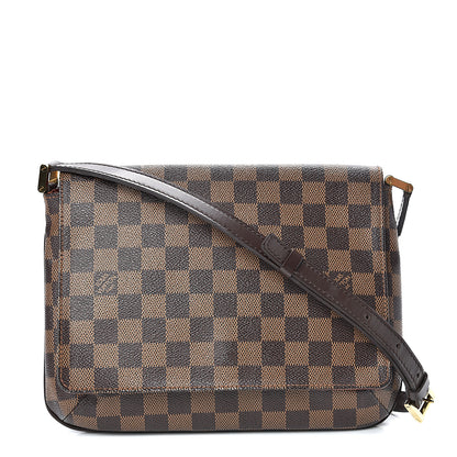 Louis Vuitton Damier Ebene Musette Tango Long Strap 1 of 9