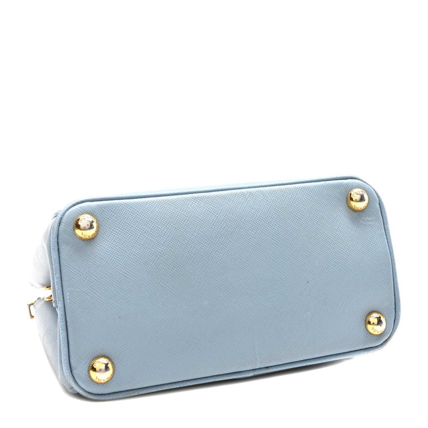 Saffiano Micro Galleria Double Zip Tote Astrale