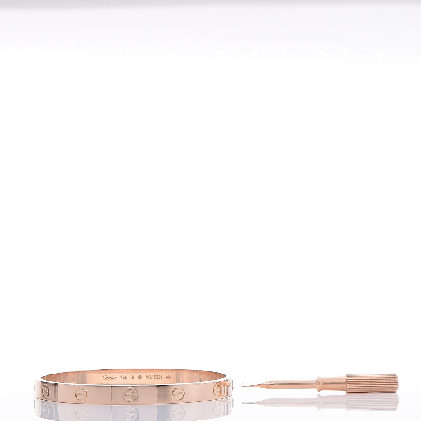 18K Pink Gold LOVE Bracelet 18